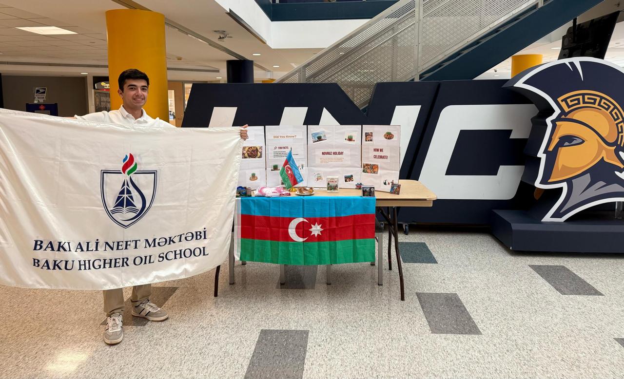 BANM tələbəsi Şimali Karolina Universitetində Azərbaycan mədəniyyətini təbliğ edir