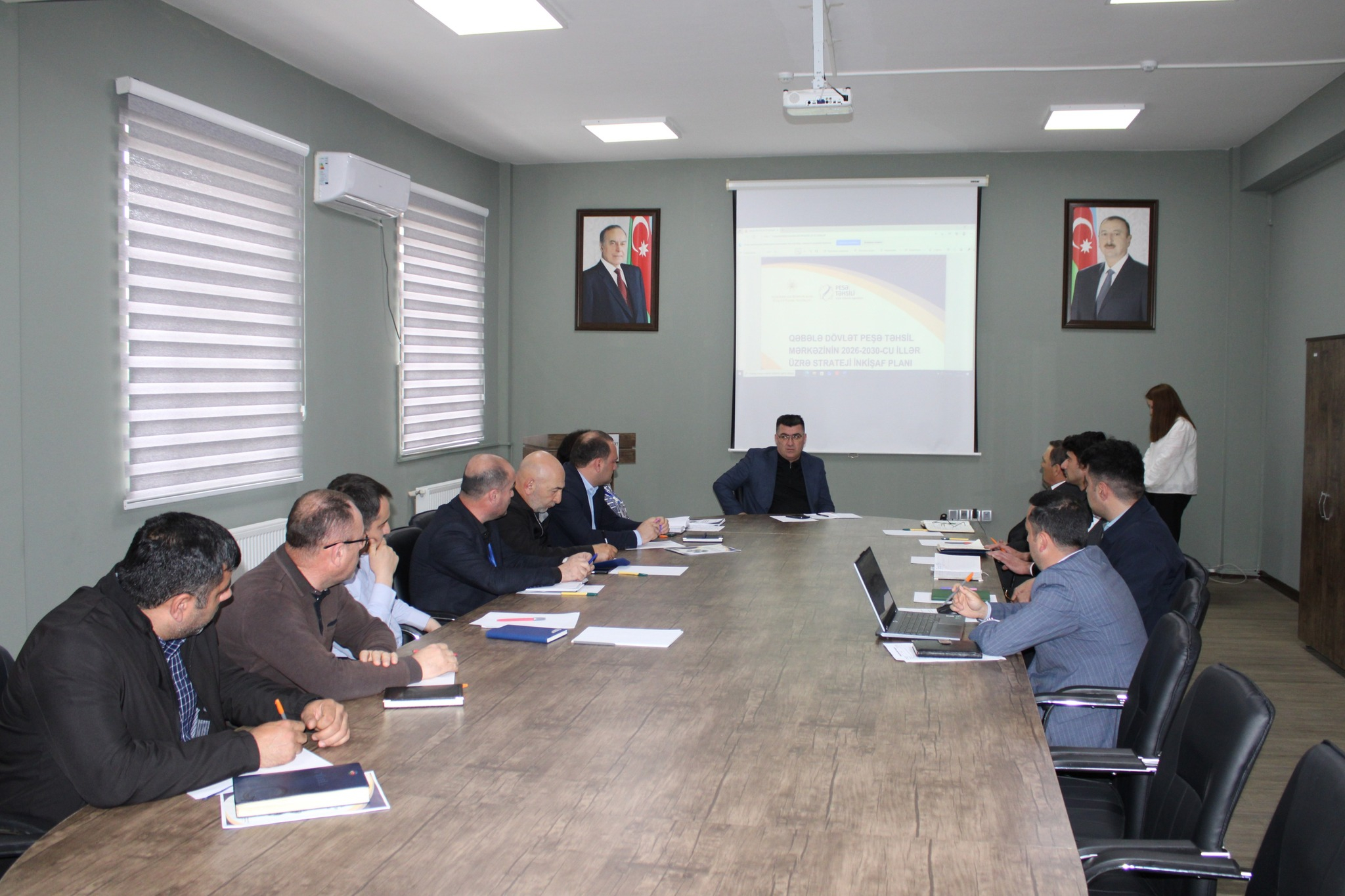 Qəbələ Dövlət Peşə Təhsil Mərkəzində Strateji İnkişaf Planı müzakirə edilib