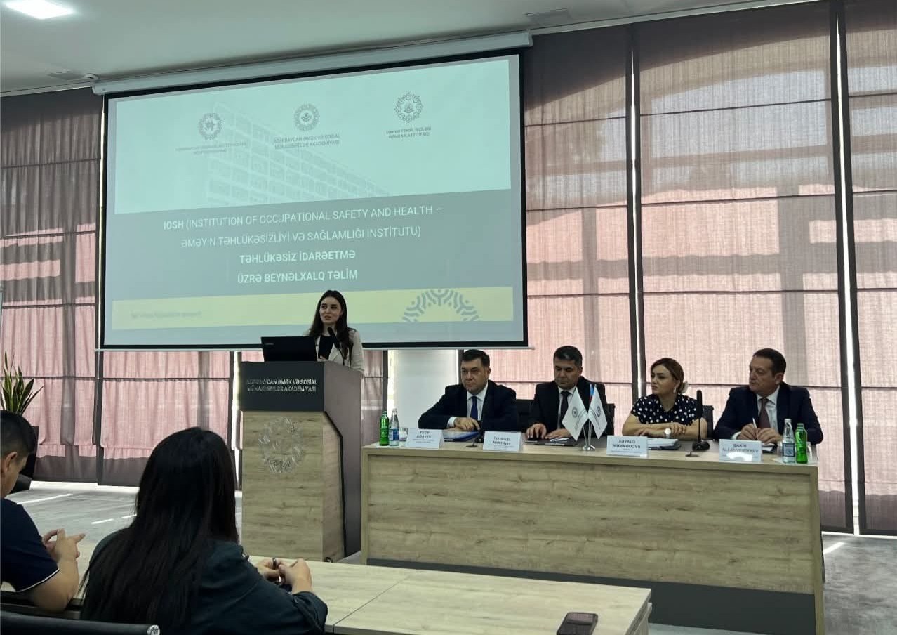 “Təhlükəsiz idarəetmə” adlı beynəlxalq təlimə start verilib