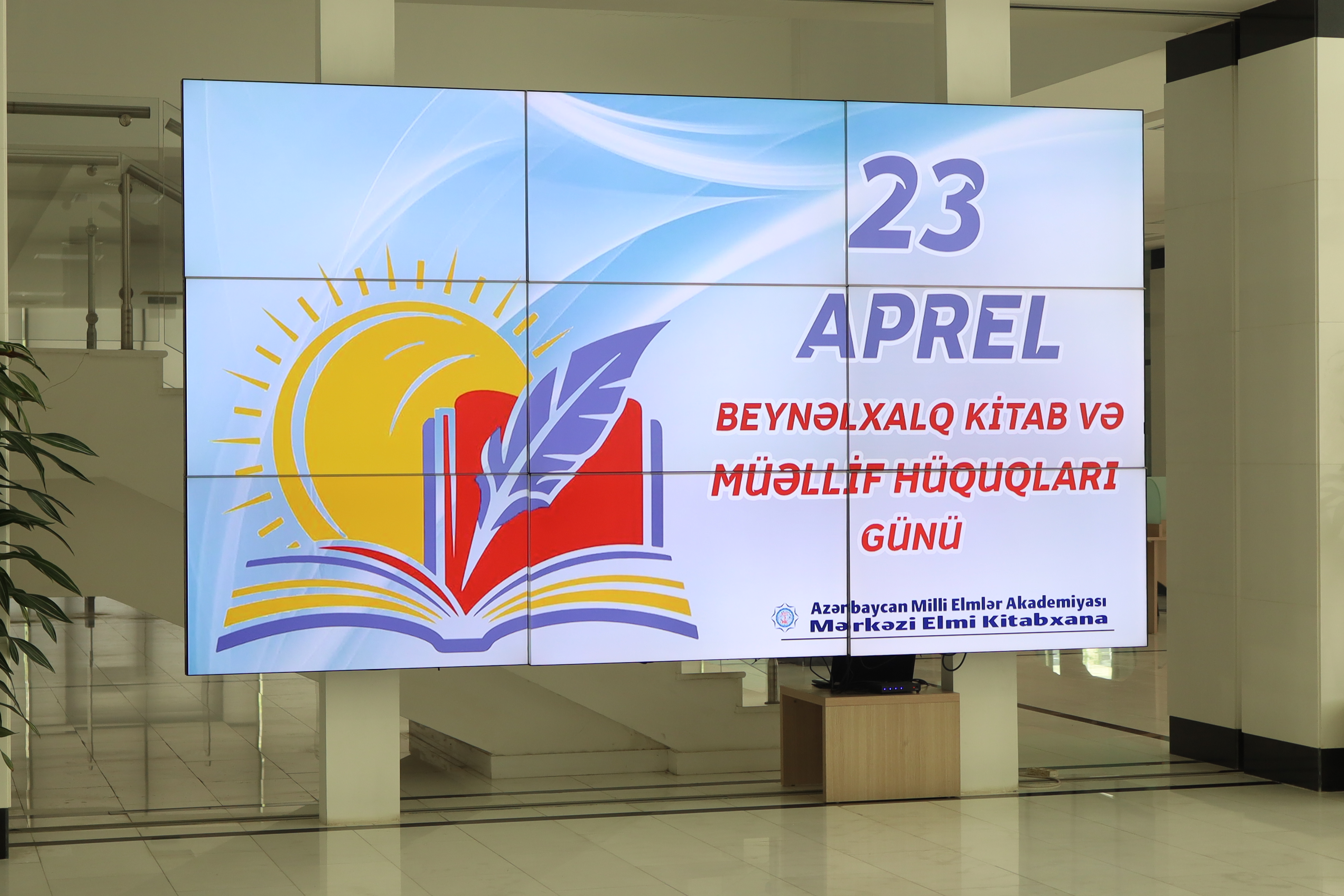 MEK-də “Ümumdünya Kitab və Müəllif Hüquqları Günü” adlı sərgi təşkil edilib