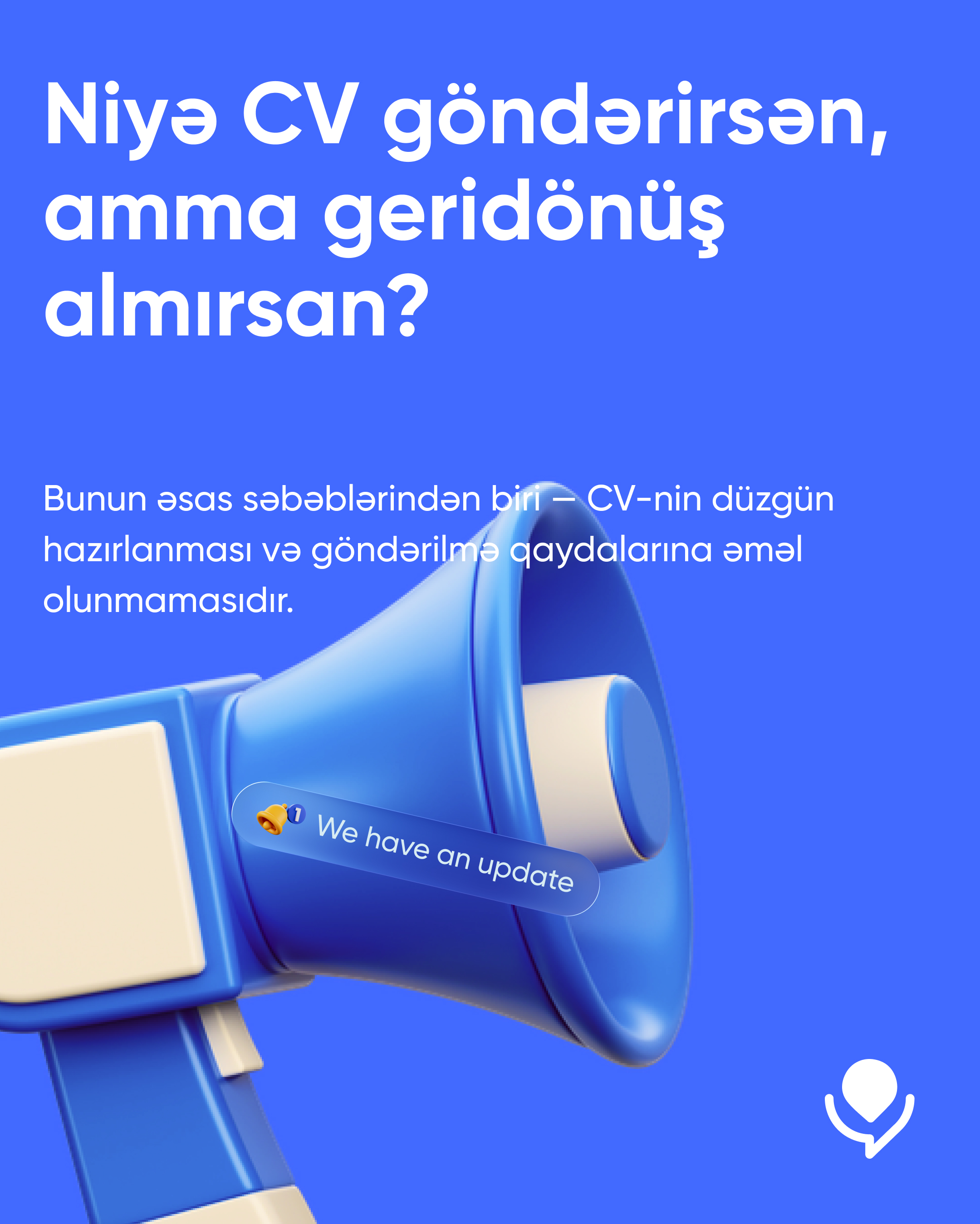 Niyə CV göndərirsən, amma geridönüş almırsan?