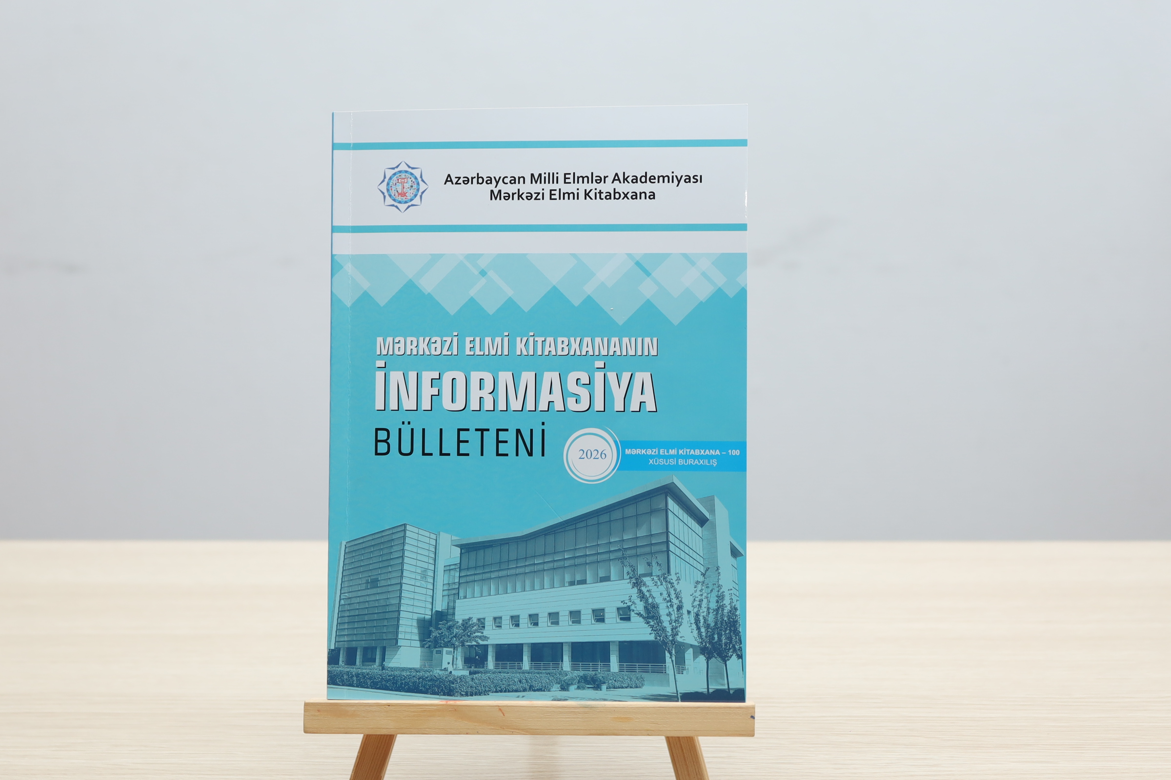 Mərkəzi Elmi Kitabxananın 100 illiyinə həsr olunmuş “İnformasiya bülleteni”nin xüsusi buraxılışı işıq üzü görüb