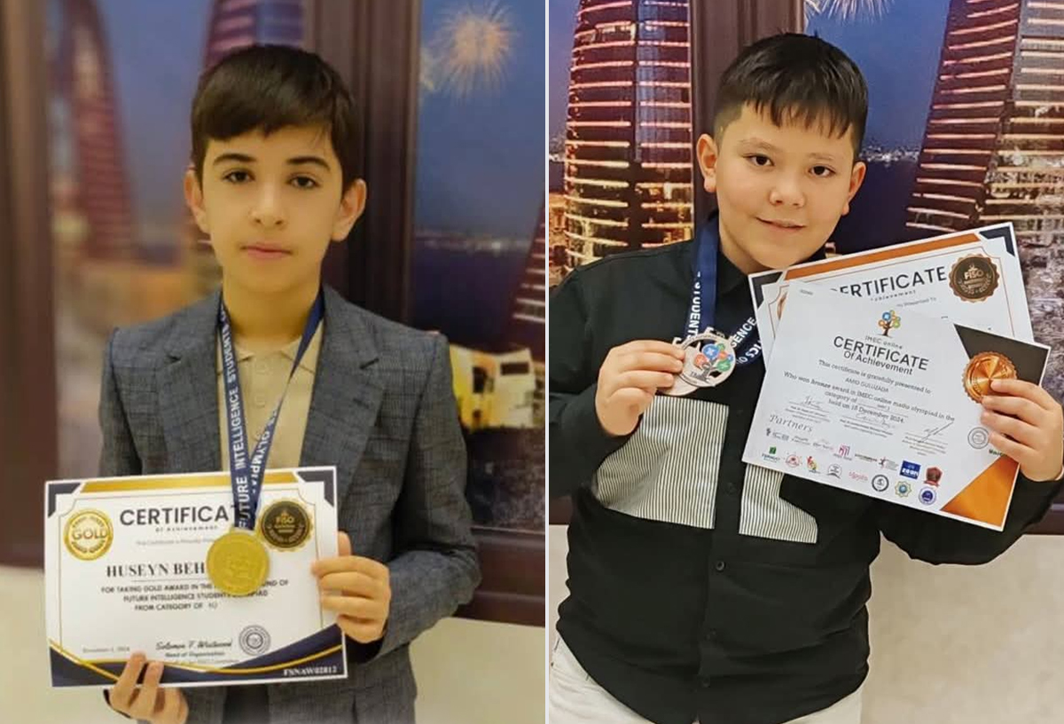 İmişli məktəbliləri beynəlxalq olimpiadanın qalibi olublar