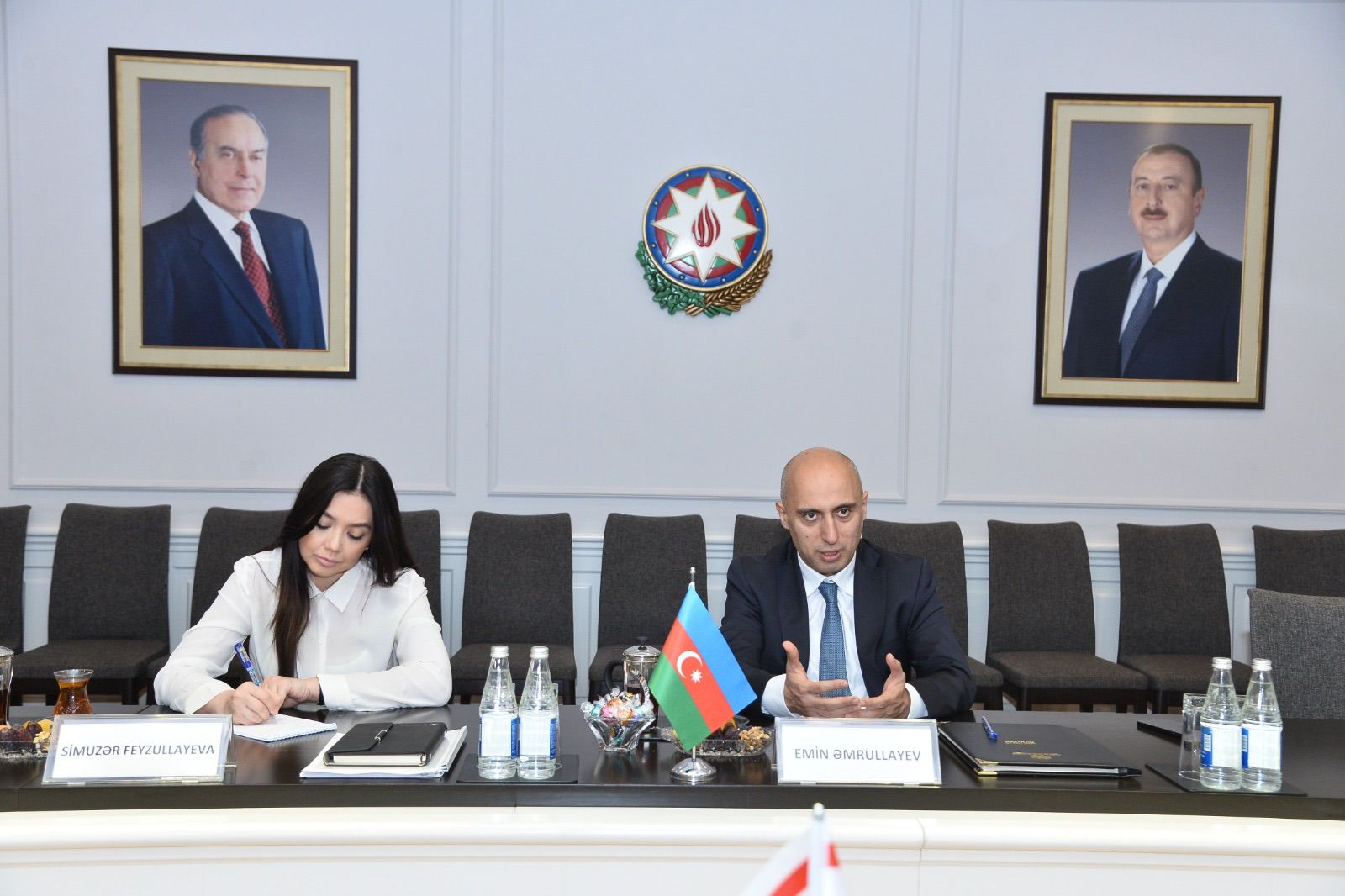 Nazir Şimali Kipr Türk Respublikasının Baş naziri ilə görüşüb