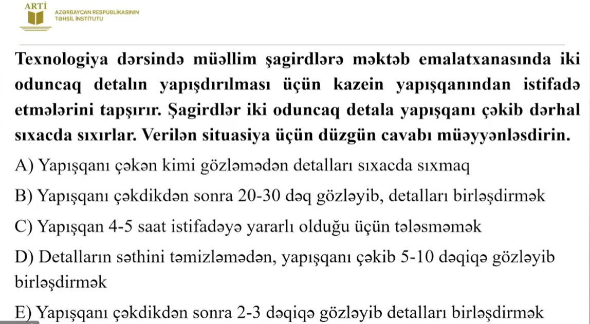 Texnologiya üzrə sertifikasiya test nümunələri təqdim edilib – FOTOLAR