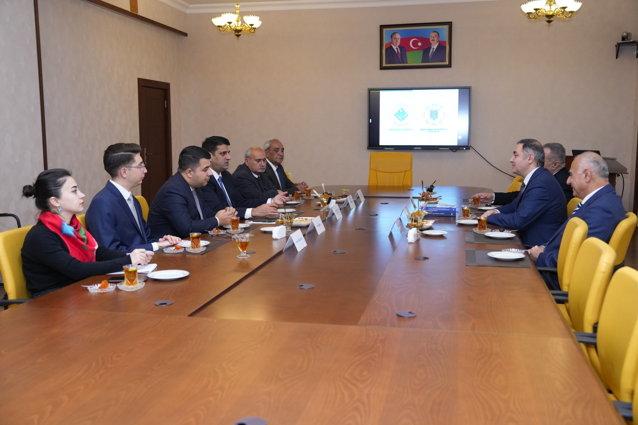 NDU ilə Hüquq və İnsan Haqları İnstitutu arasında görüş keçirilib