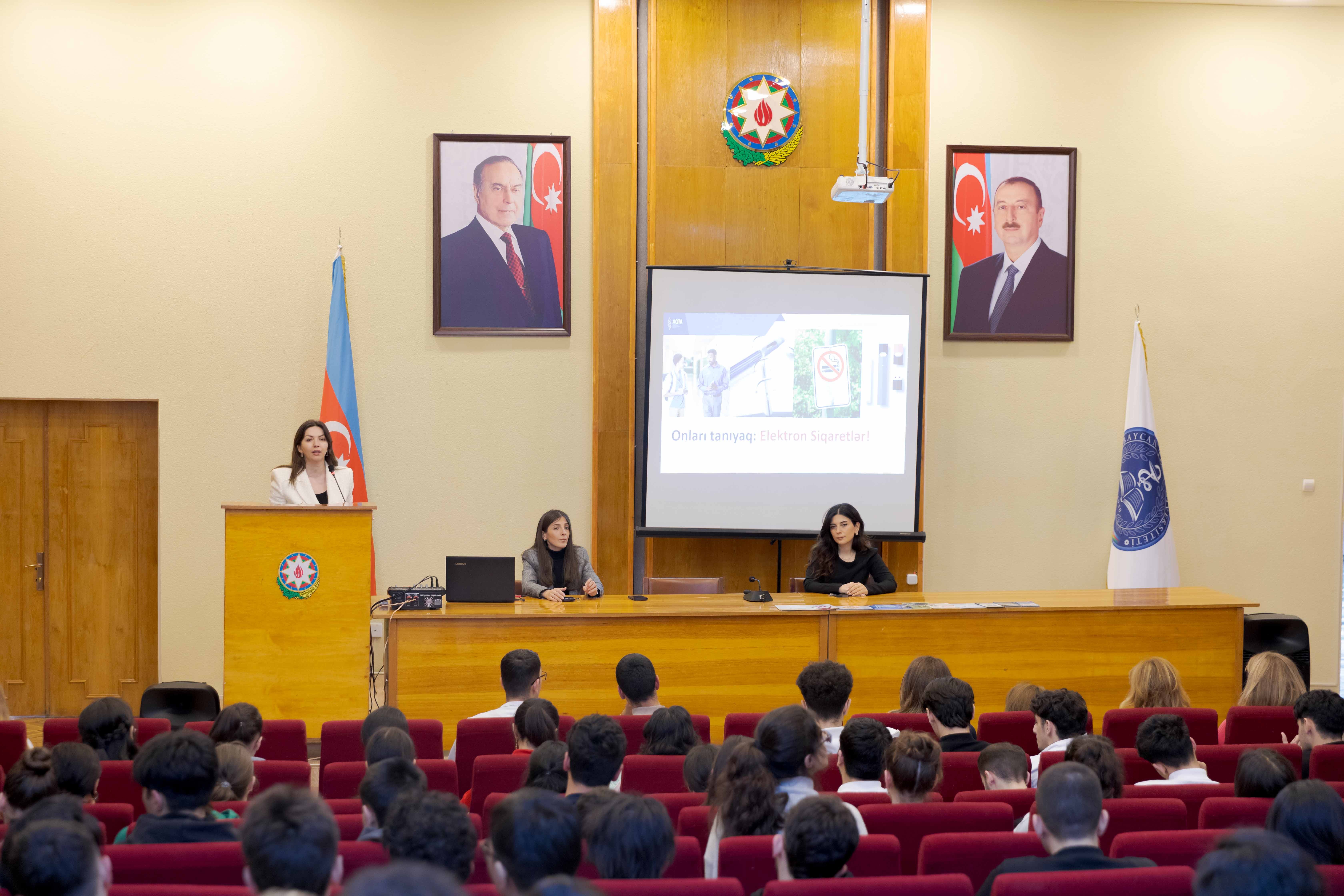 ATU-da zərərli vərdişlər ilə bağlı maarifləndirici tədbir keçirilib