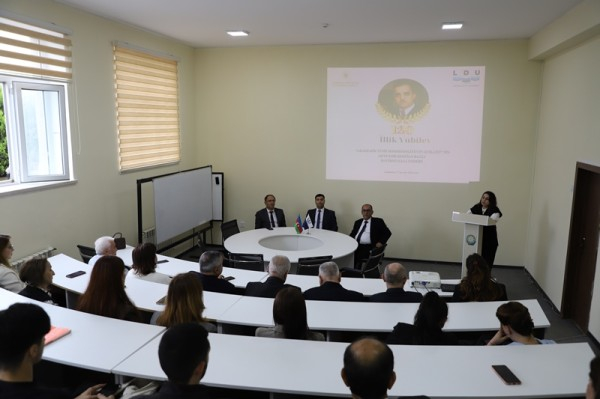 LDU-da Yusif Məmmədəliyevin yubileyinə həsr olunmuş “dəyirmi masa” keçirilib