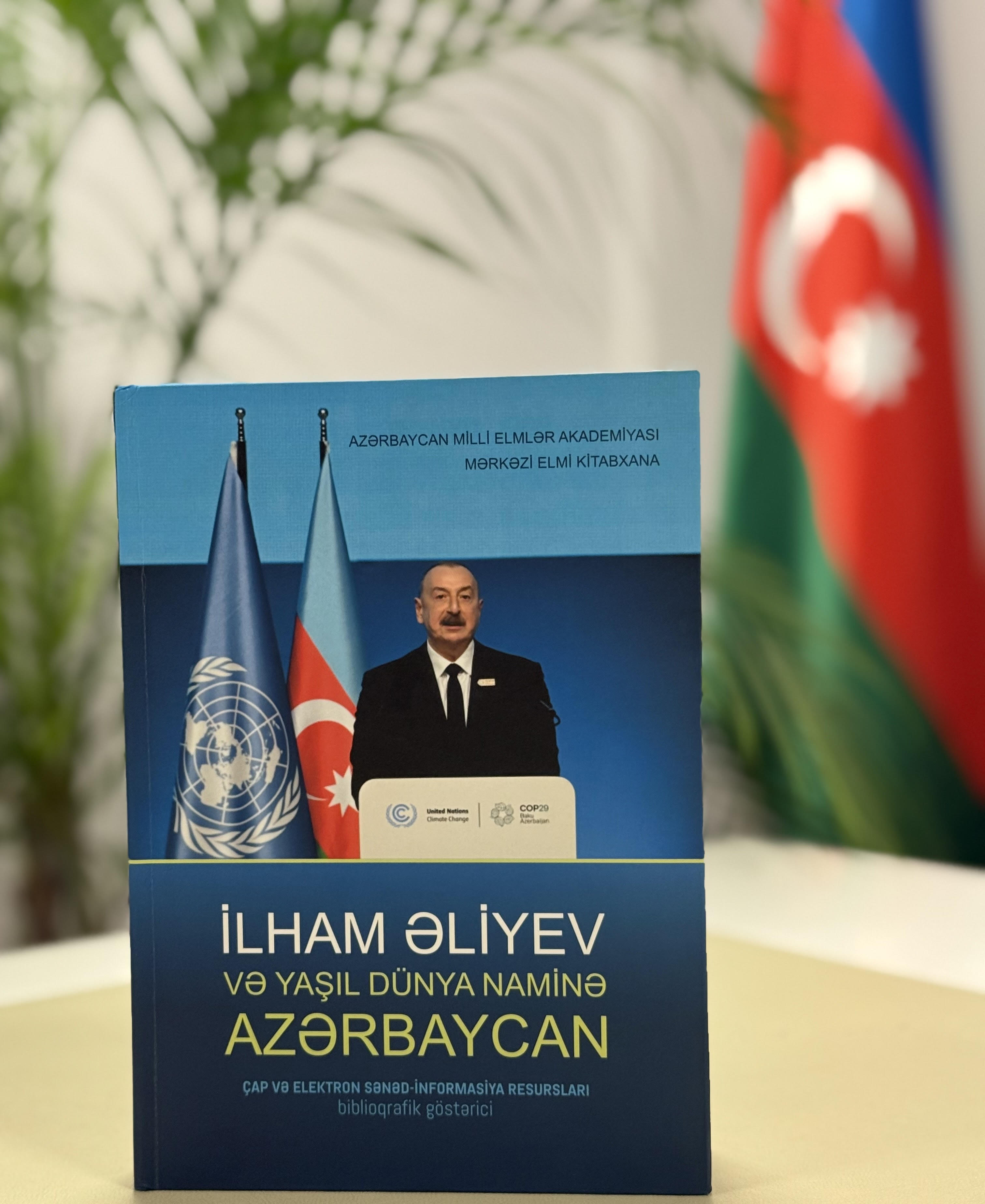 Mərkəzi Elmi Kitabxanadan “Yaşıl dünya naminə həmrəylik ili”nə  növbəti töhfə